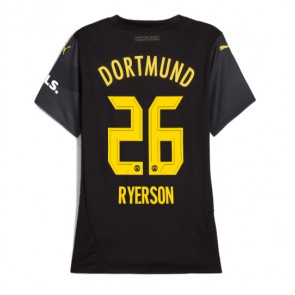 Borussia Dortmund Julian Ryerson #26 Dámské Venkovní Dres 2024-25 Krátký Rukáv